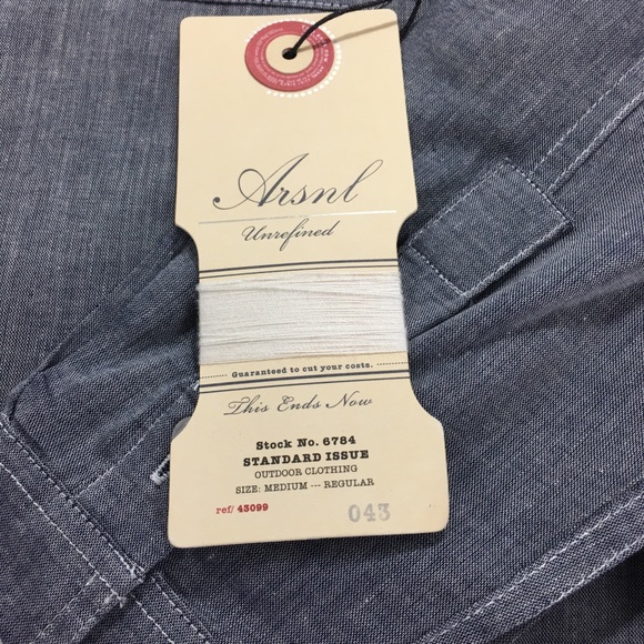 (SOLD) Arsnl - Men’s NWT Long Sleeved Button Down - Picture 6 of 6